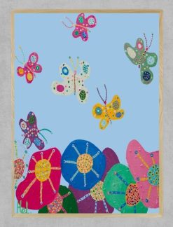 Butterflies Garden-Blue