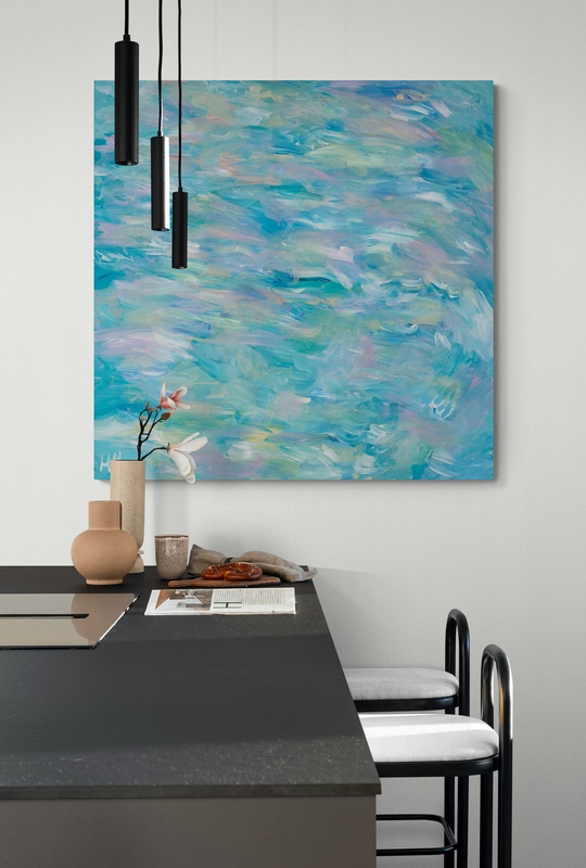 Dancing on Water blue 1