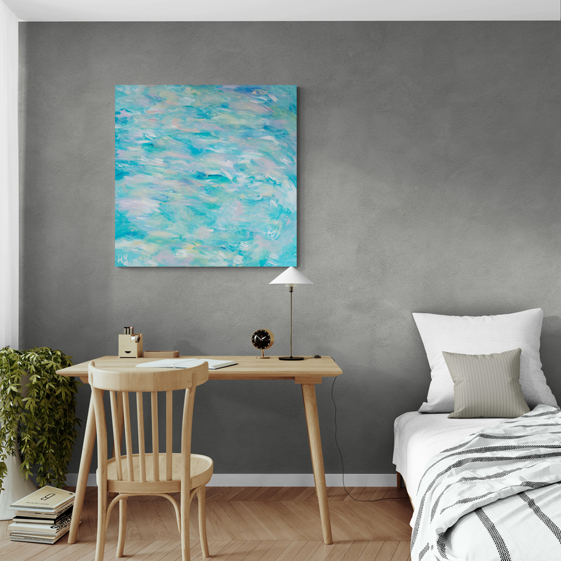 Dancing on Water blue 2